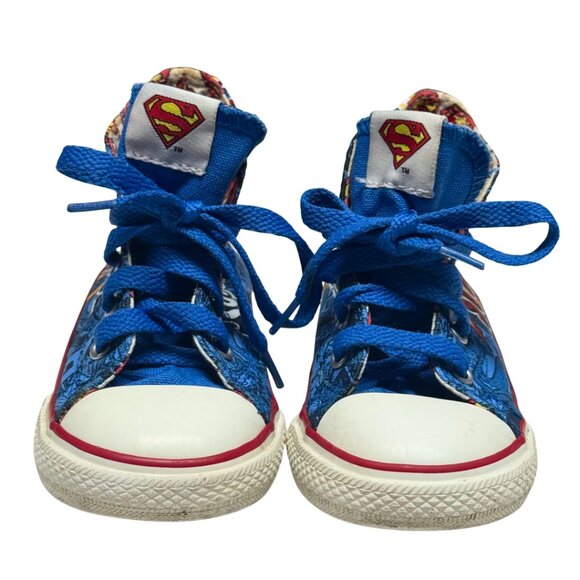 Converse Chuck Taylor All Star Superman High‑Top Sneakers Infant Size 8 | DC - Picture 8 of 17